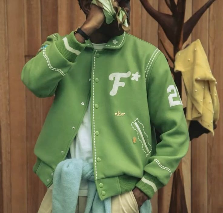 Jacket Vert ‘F Varsity